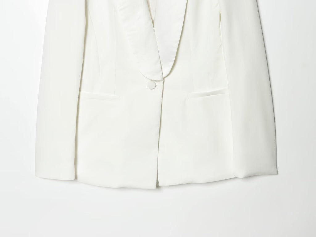 suit Women's 2 pieces casual dress collar Blazer Coat +Pants