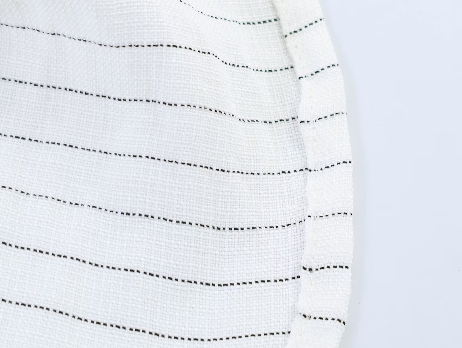 Women's New Fashion Flax Lapel Button Shirt