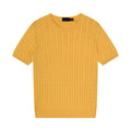 Women's new casual versatile embroidered O-neck short-sleeved T-shirt sweater