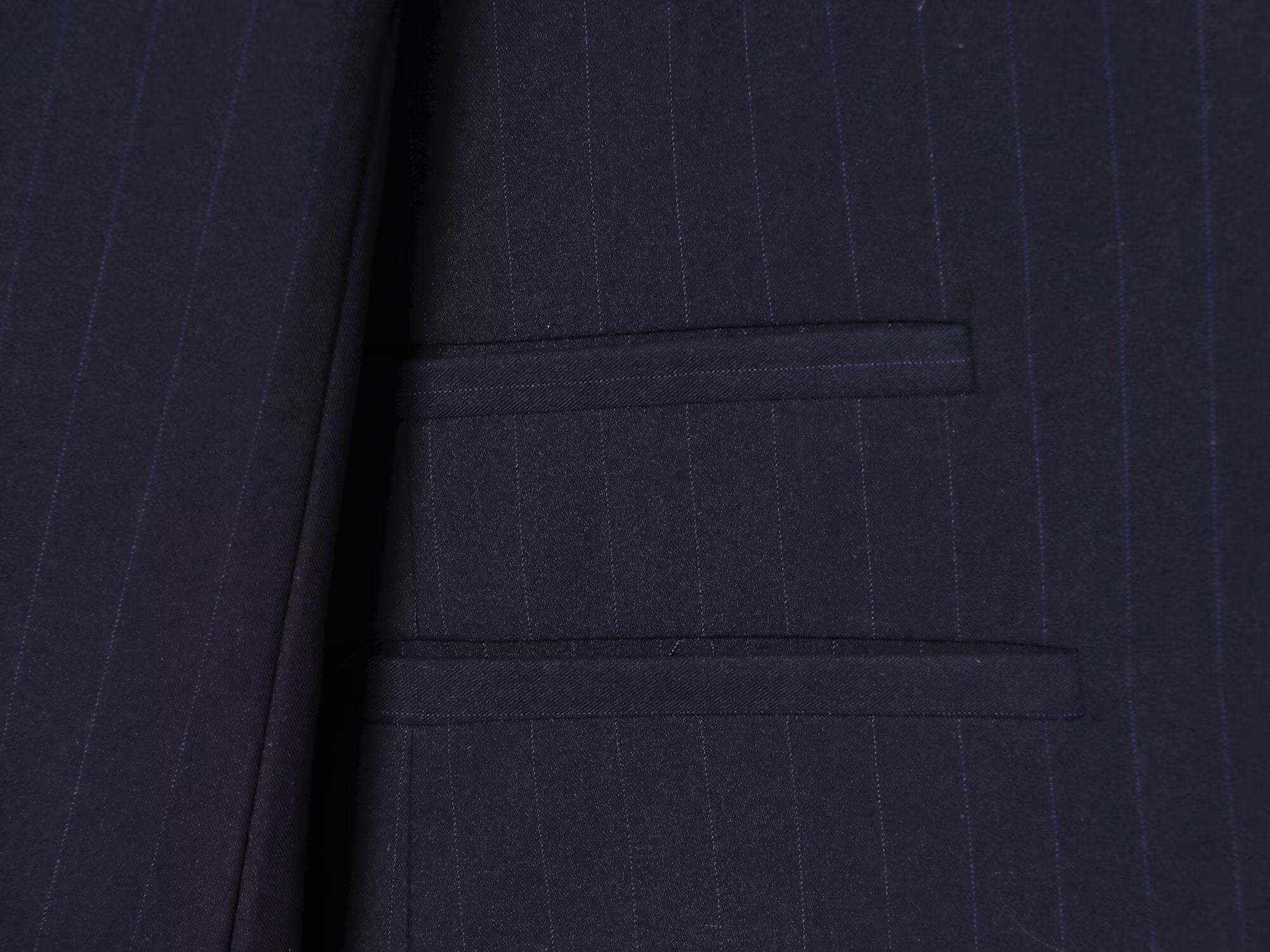 Women's high neck slim striped Blazer Coat+Pants