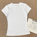 2026 women's new cotton comfortable slim short sleeve T-shirt