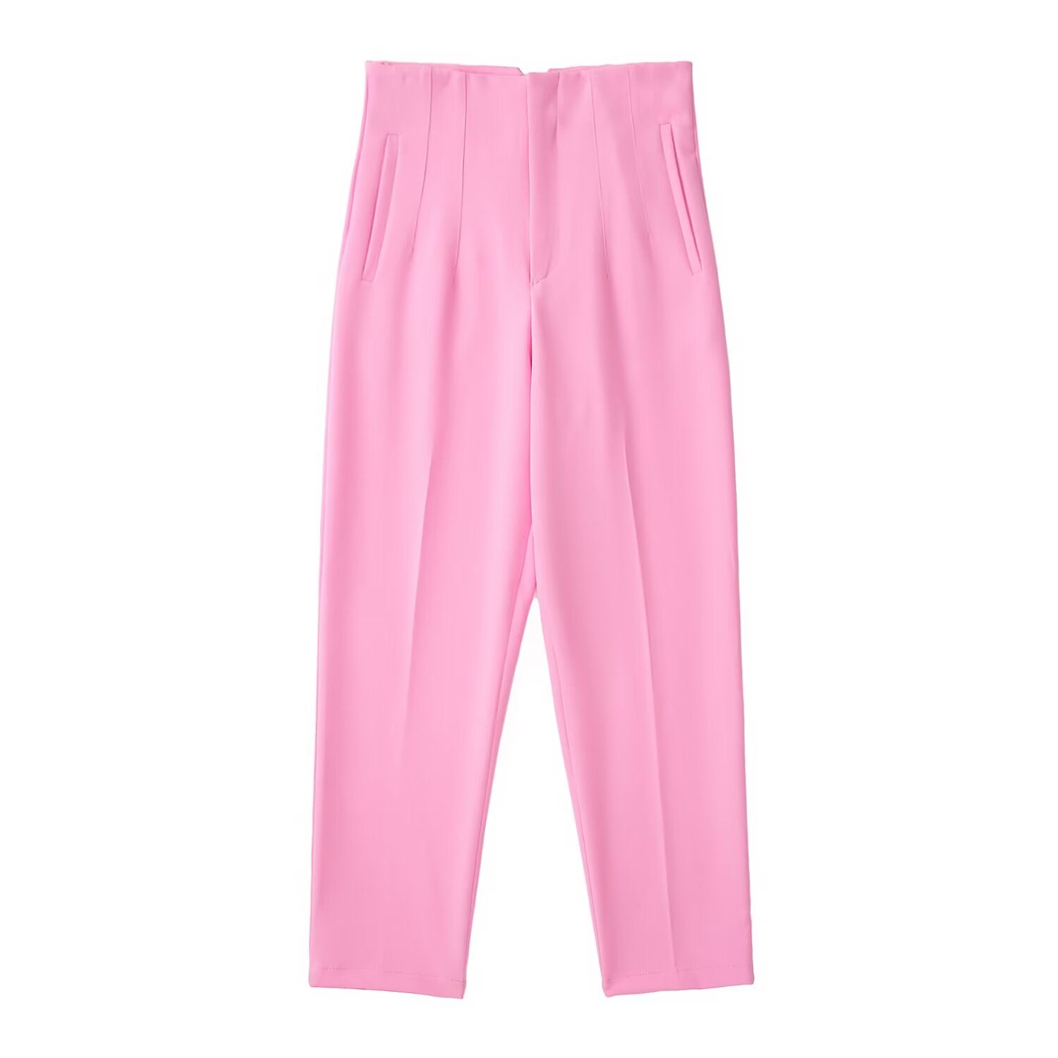 2026 Women's multi-color pleated high waisted pants