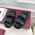 2026 women's new rhinestone decorative hook and loop beach sandals With shoe box