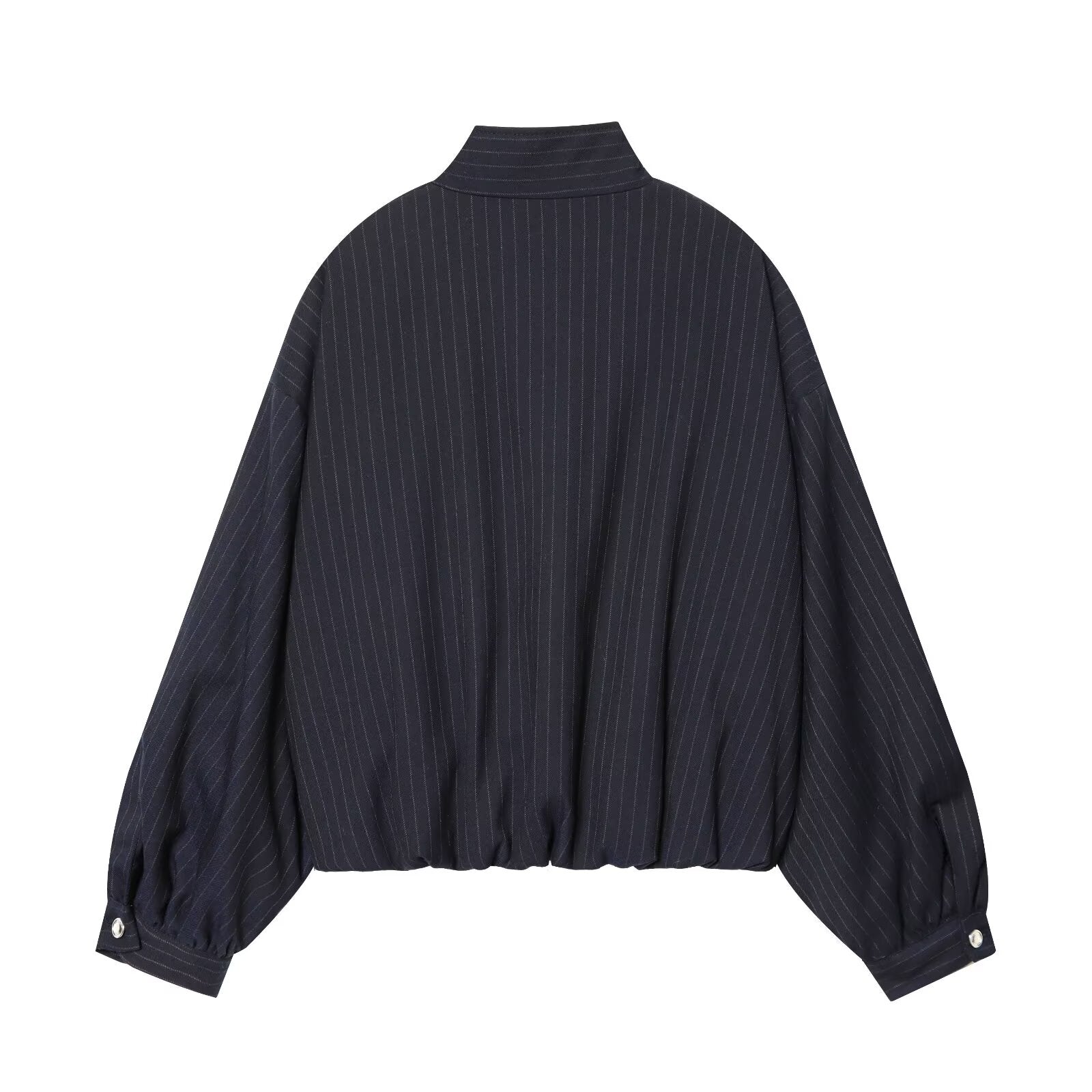 Women's casual pinstripe pilot jacket Coat