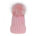 Women's new elastic wool ball decorative knitted hat