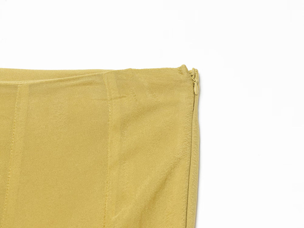 2026 women's casual pleated MIDI skirt