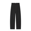 suit Women's 2 pieces Women's black slim stand collar Blazer Coat+Pants