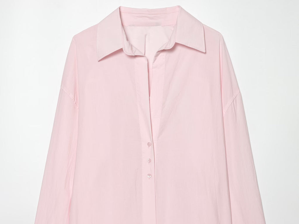 Women's bow decoration loose shirt