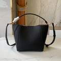 Women's New Fashion Joker Soft Lychee Leather Portable Shoulder Bag Messenger Bag