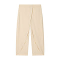 Women's front cross design casual pants