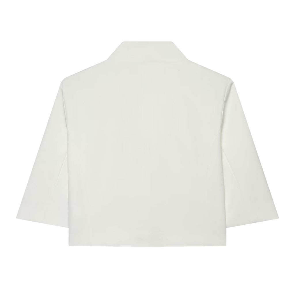 Women's short standing collar Blazer Coat