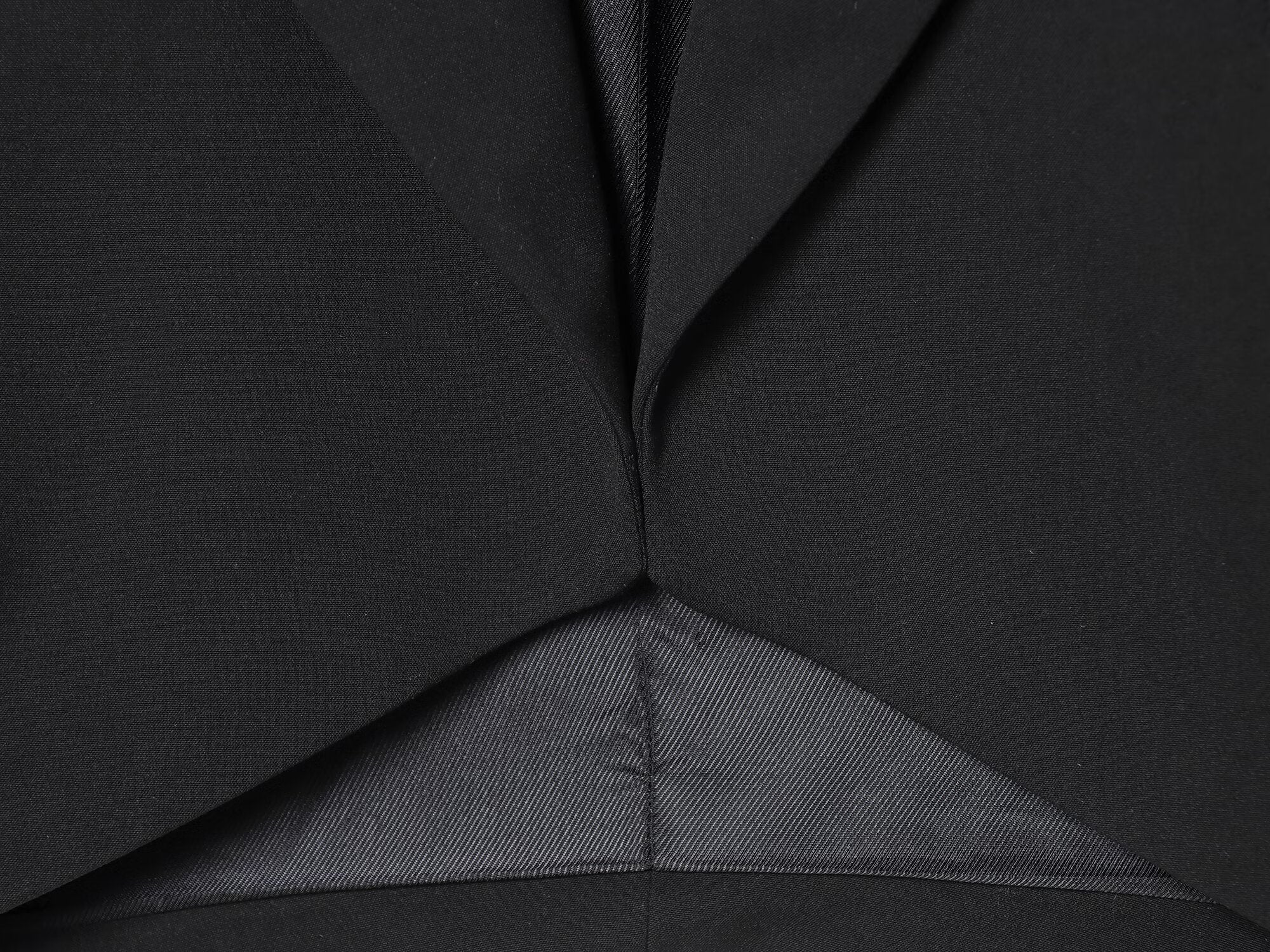 Women's with shoulder pads short pleated Blazer Coat