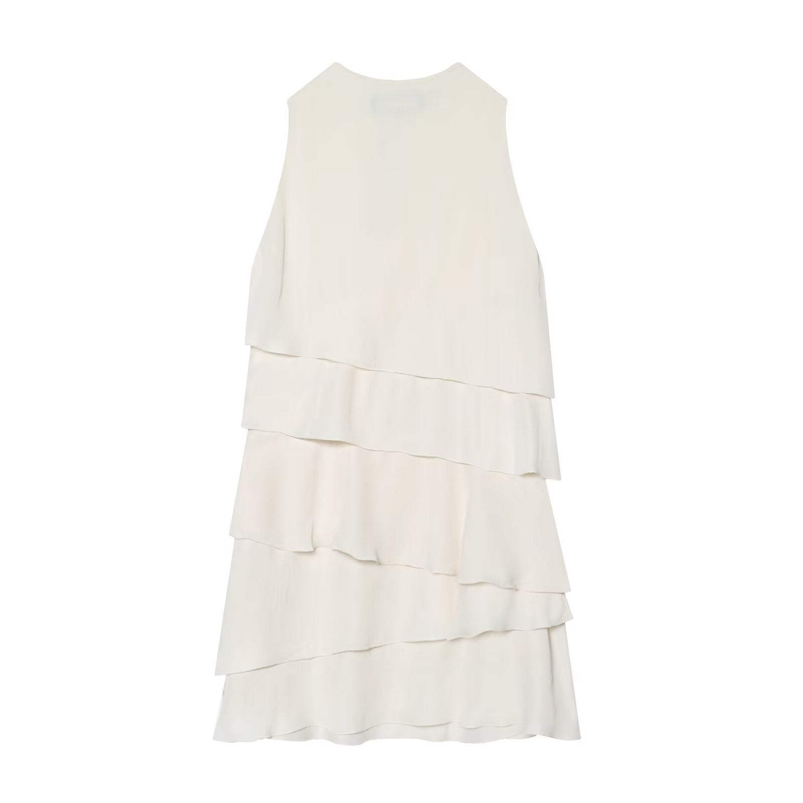 Women's layered decorated sleeveless dress