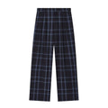 Women's loose checkered casual pants