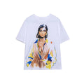 2026 multi-color printed letter T-shirt women short sleeved O-neck loose T-shirt