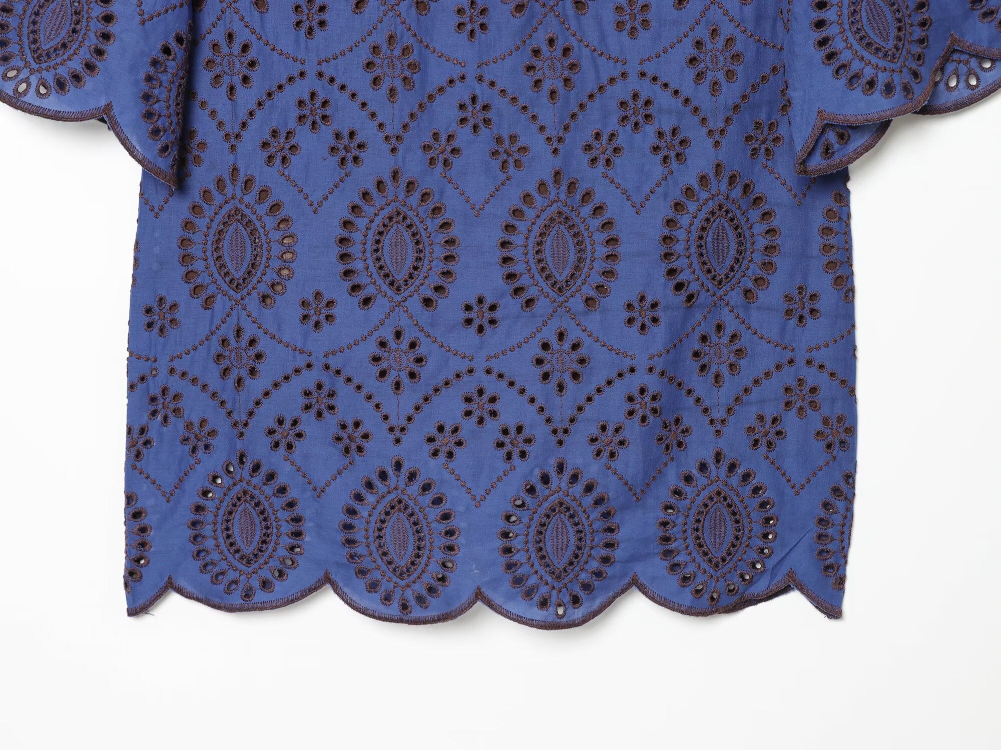 2026 Women's hollow embroidery mini dress