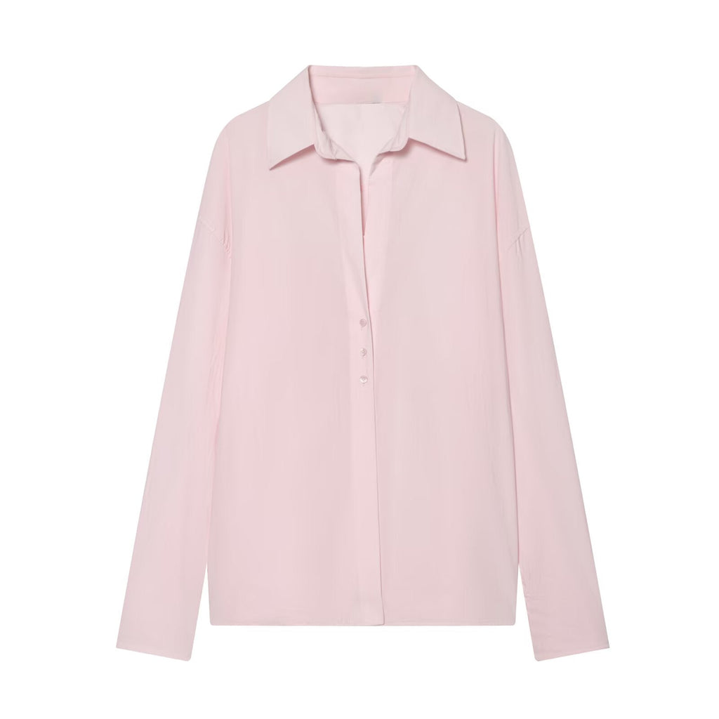 Women's bow decoration loose shirt