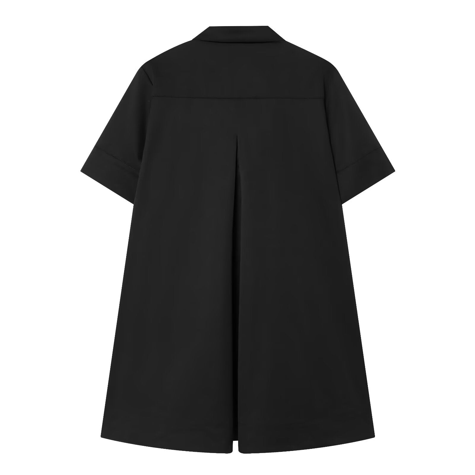 Women's loose poplin mini dress