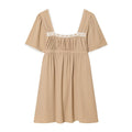 Women's short sleeved patchwork lace dress