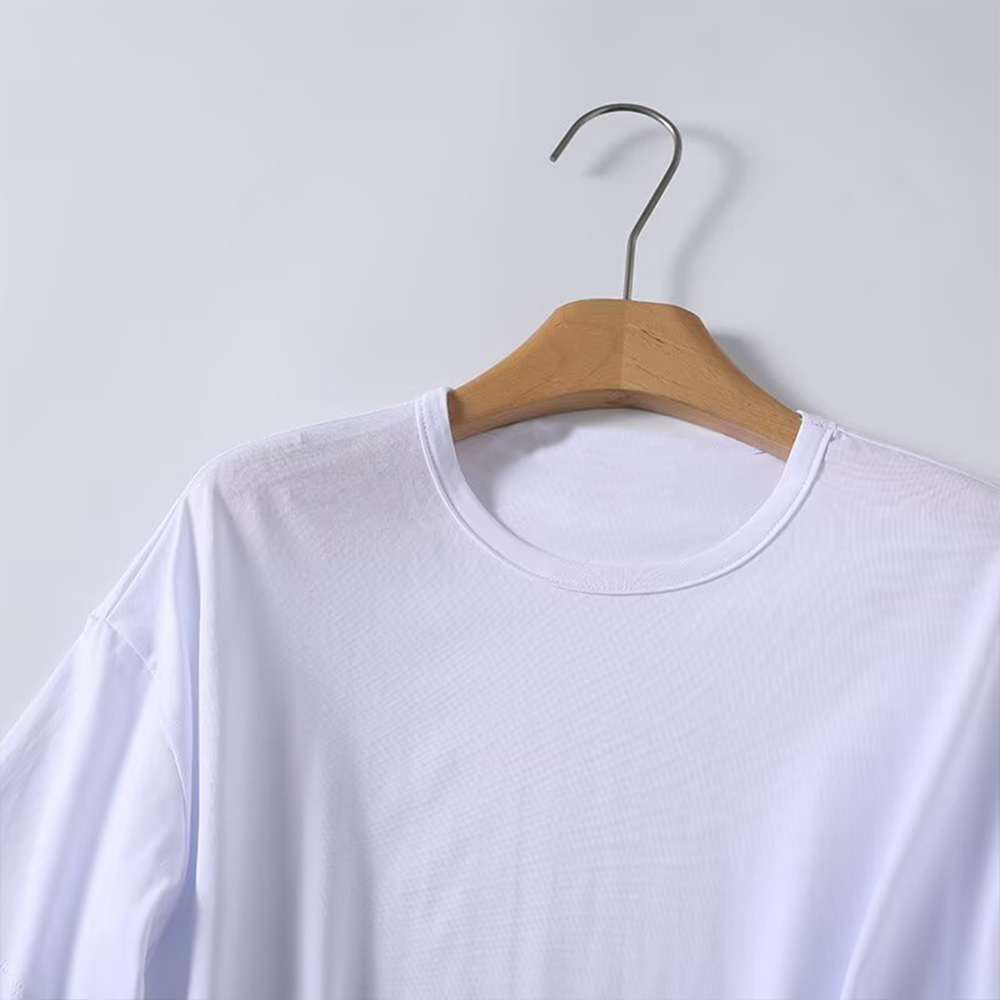 Women's casual short sleeved cotton T-shirt