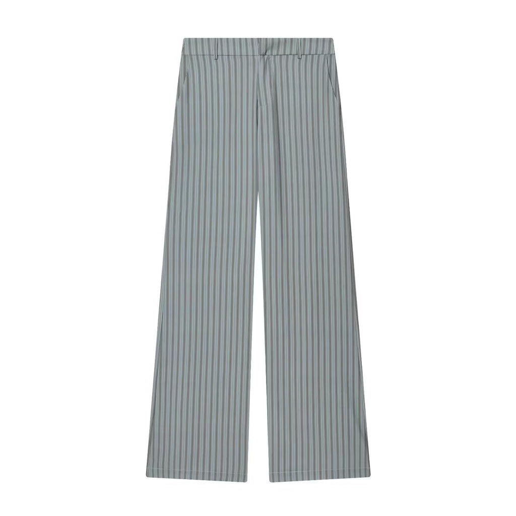 suit Women's 2 pieces sleeveless striped vest+Pants