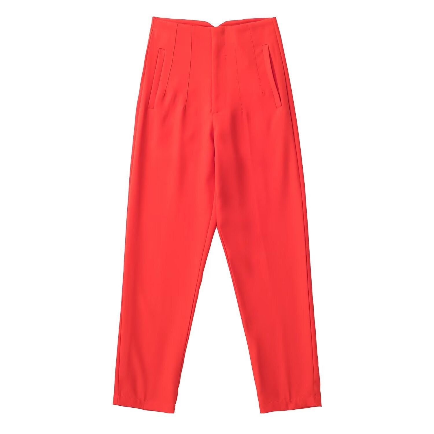 2026 Women's multi-color pleated high waisted pants