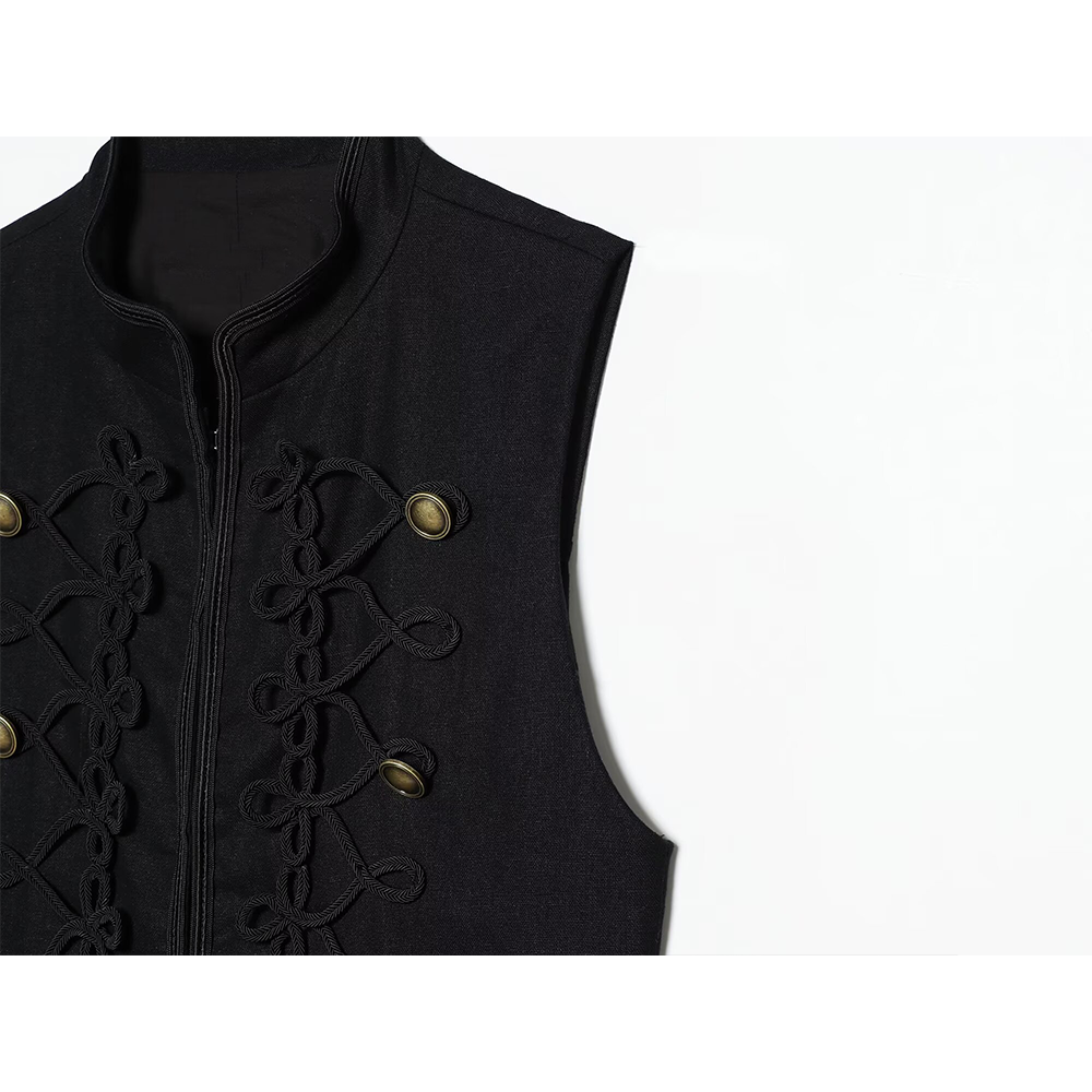 Women's rope knot buckle decoration slim vest