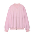 Women's new fashion loose zipper pilot jacket Coat+Pants suit
