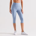 2026 women's new nude sanding yoga pants tight cropped pants