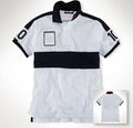 Men's new casual versatile embroidered polo shirt top short-sleeved T-shirt