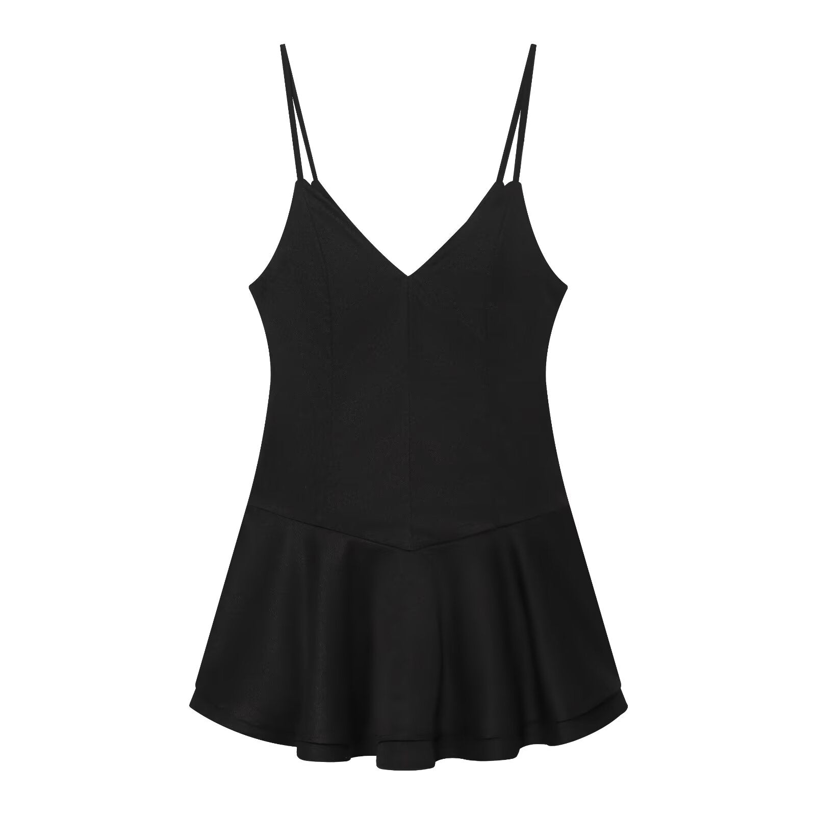 Women's short jumpsuit style polka dot dress