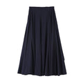 Women's casual draped MIDI skirt