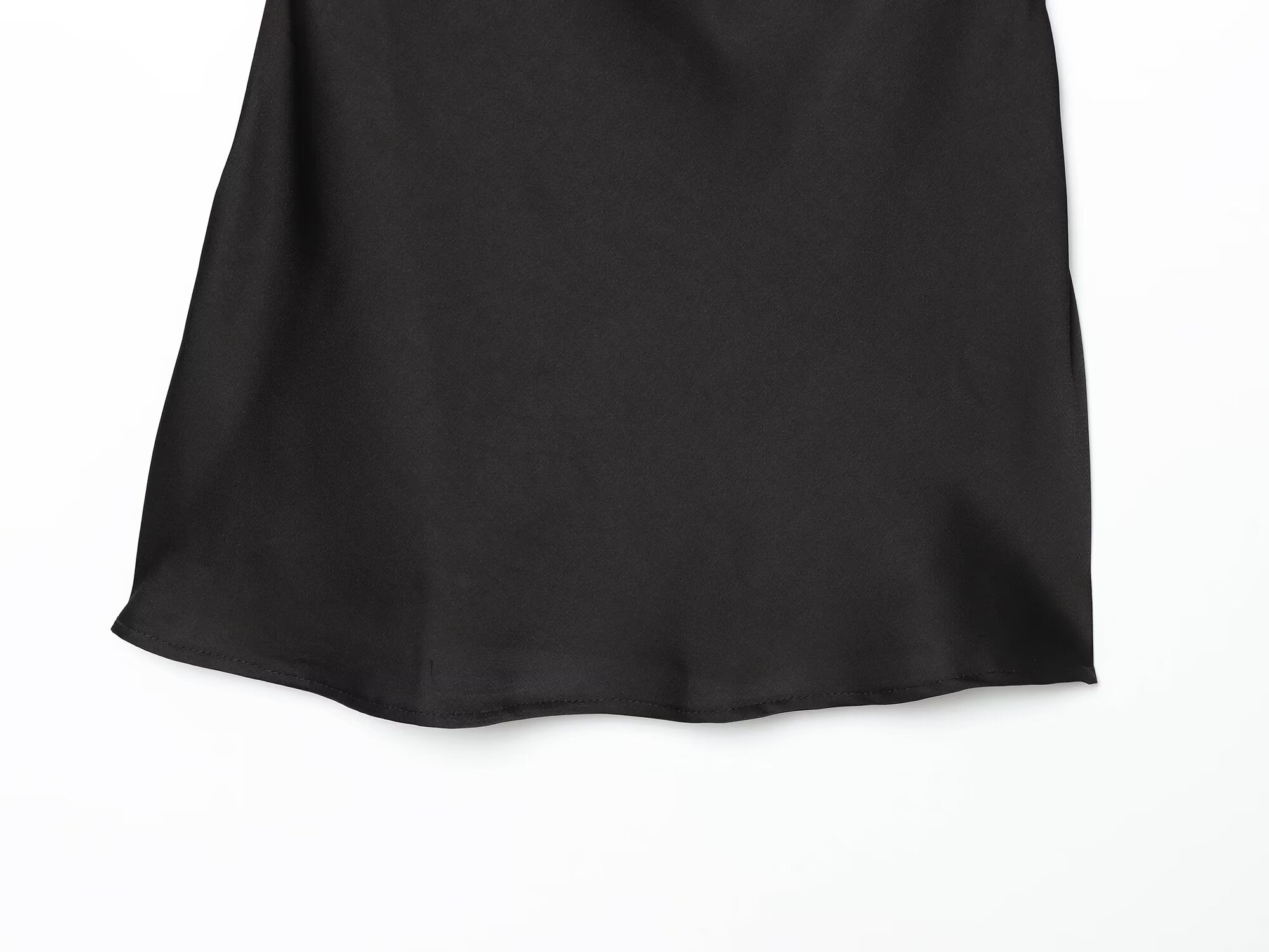 Women's satin textured halter neck dress