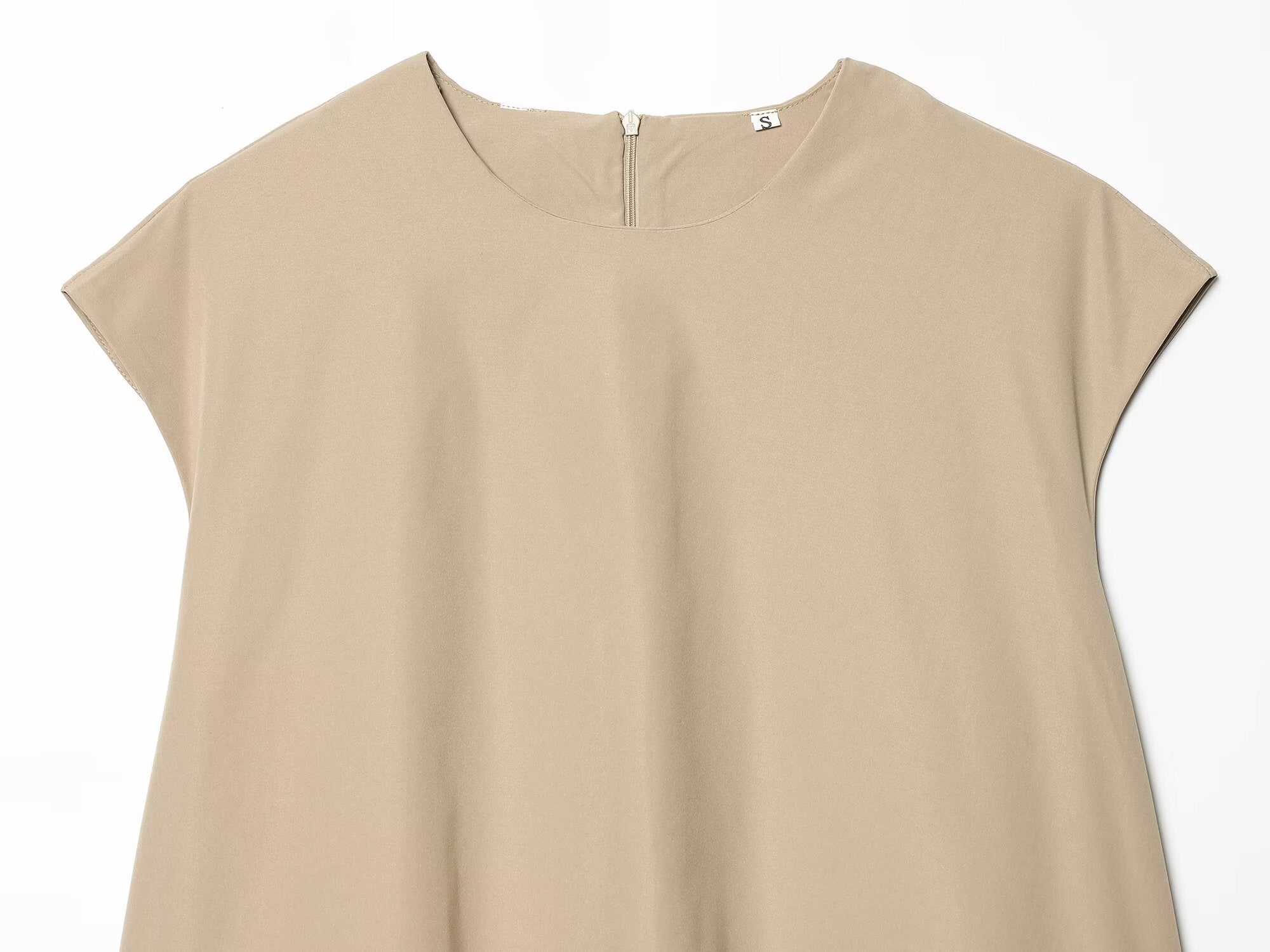 Women's loose O Neck mini dress