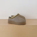 Women's embroidered thick-soled semi-mopped snow boots