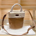 New plush bucket bag camera bag postman bag