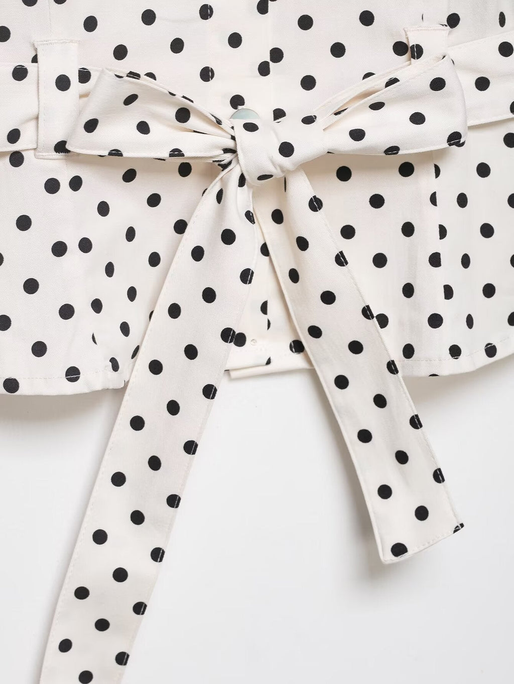 suit Women's 2 pieces polka dot shirt style Coat+Pants