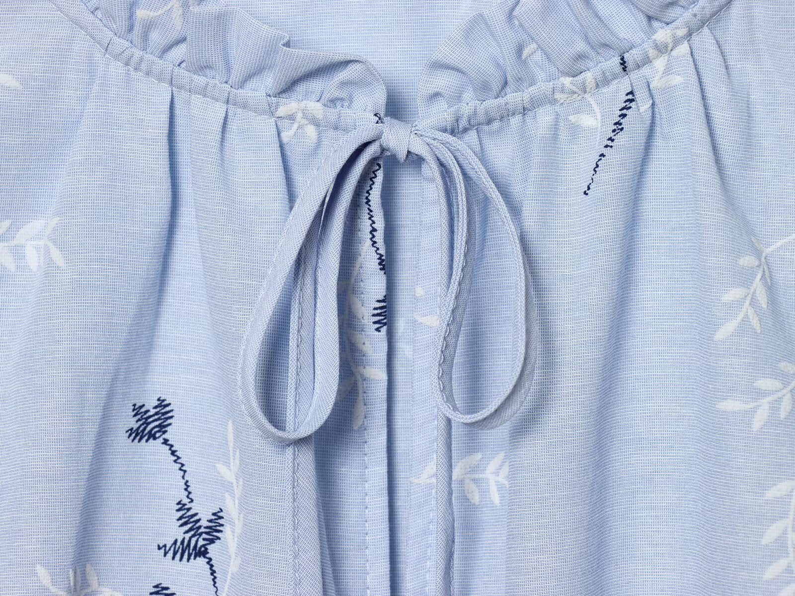 Women's pressed glue embroidered printed shirt