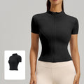 2026 women's new high-elastic tight-fitting nude fitness sports top