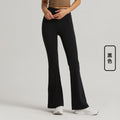 Women's New Leisure High Waist Hip Yoga Pants Outdoor Fitness Pants Skinny Sports Bell Bottoms.