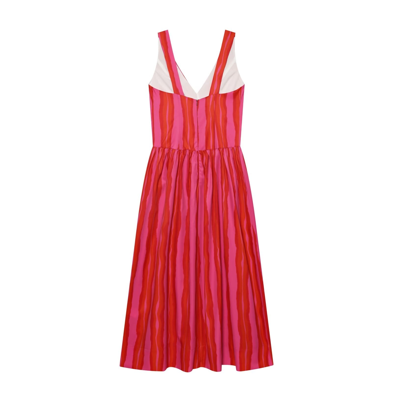 Women's rope knot decorative striped dress