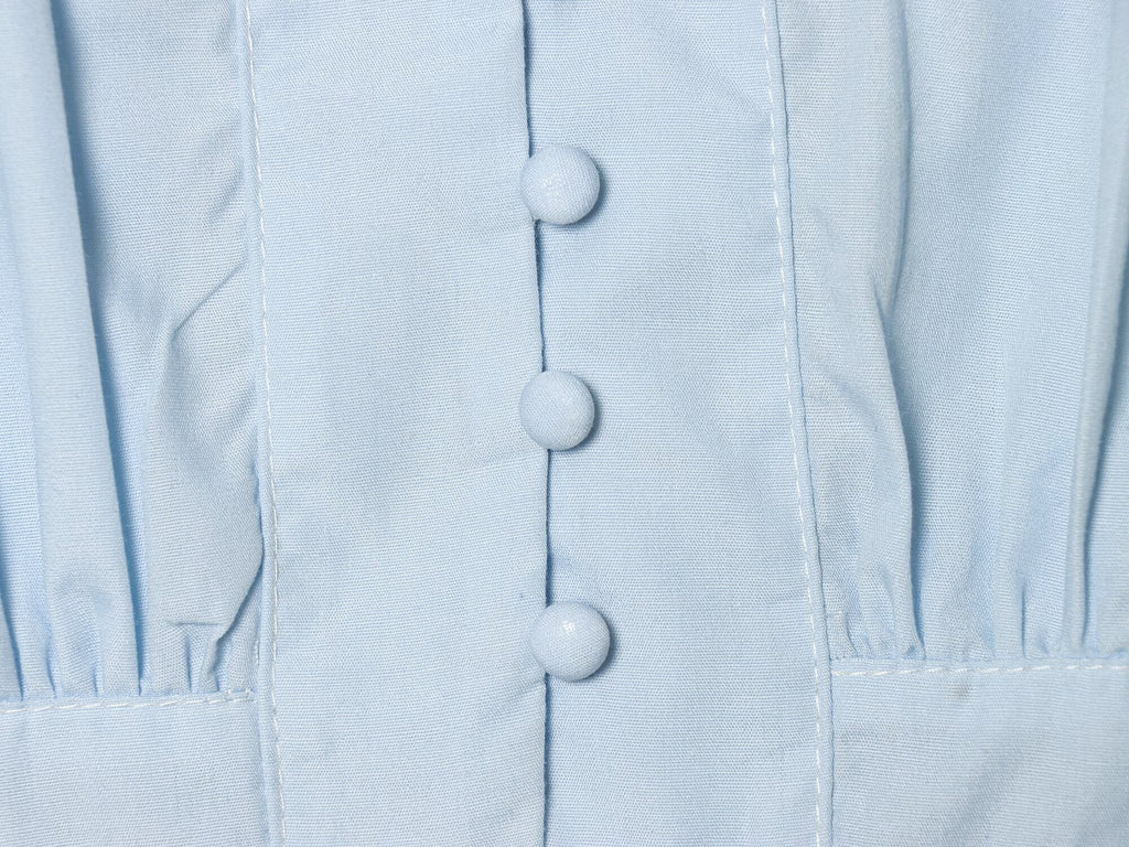 Women's bubble sleeve pleated decorative shirt