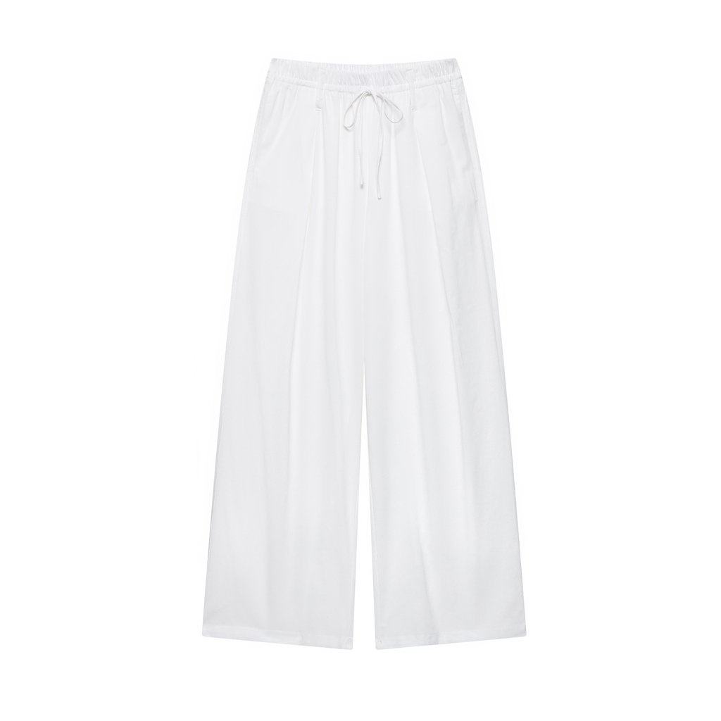 suit Women's 2 pieces linen blend cape style top+Pants