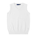 New style casual versatile thin embroidered V-neck knitted vest for men and women