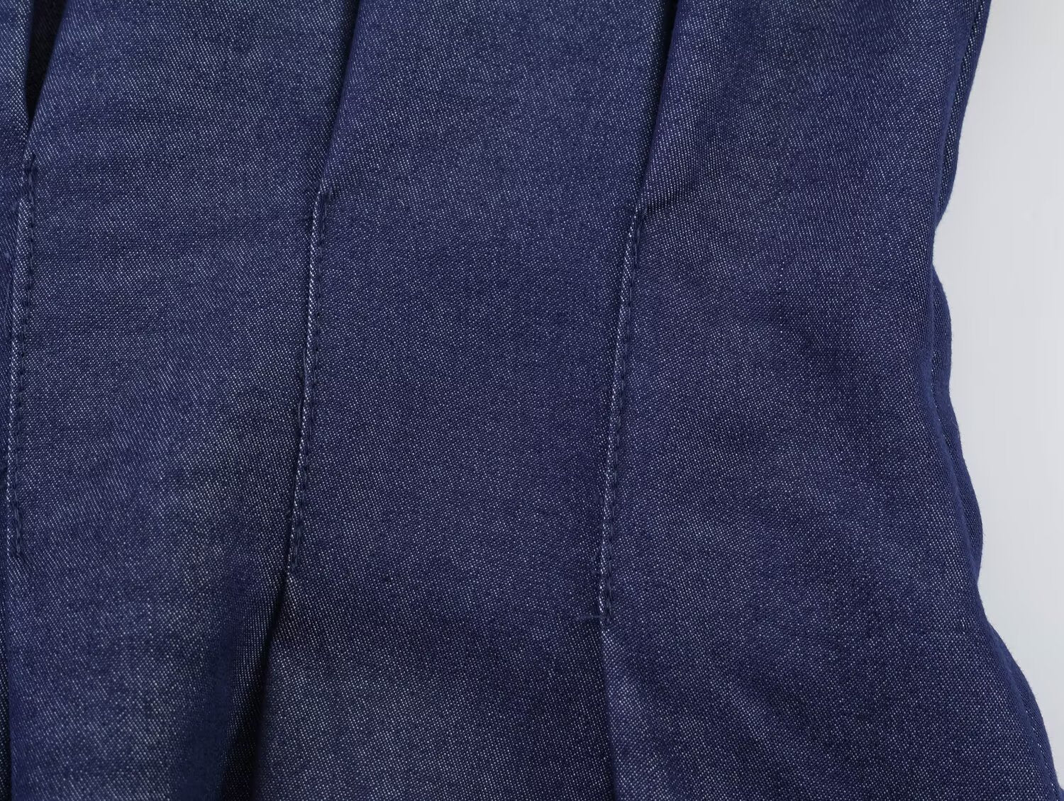 Women's casual pleated linen blend shirt