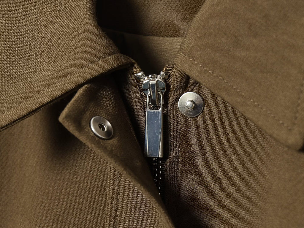 Women's rolled up sleeve design pilot jacket Coat