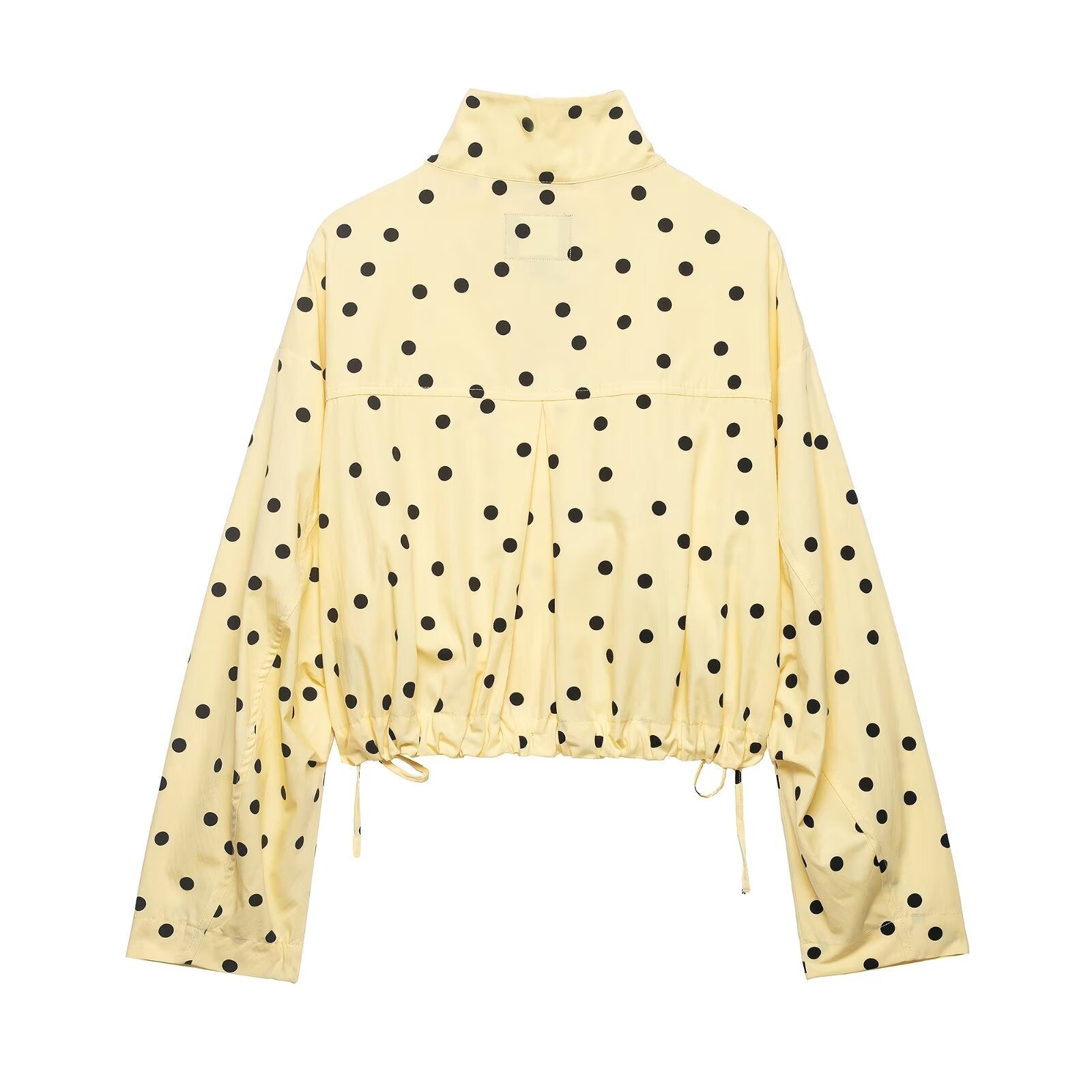 suit Women's 2 pieces pleated decorative polka dot coat+shorts