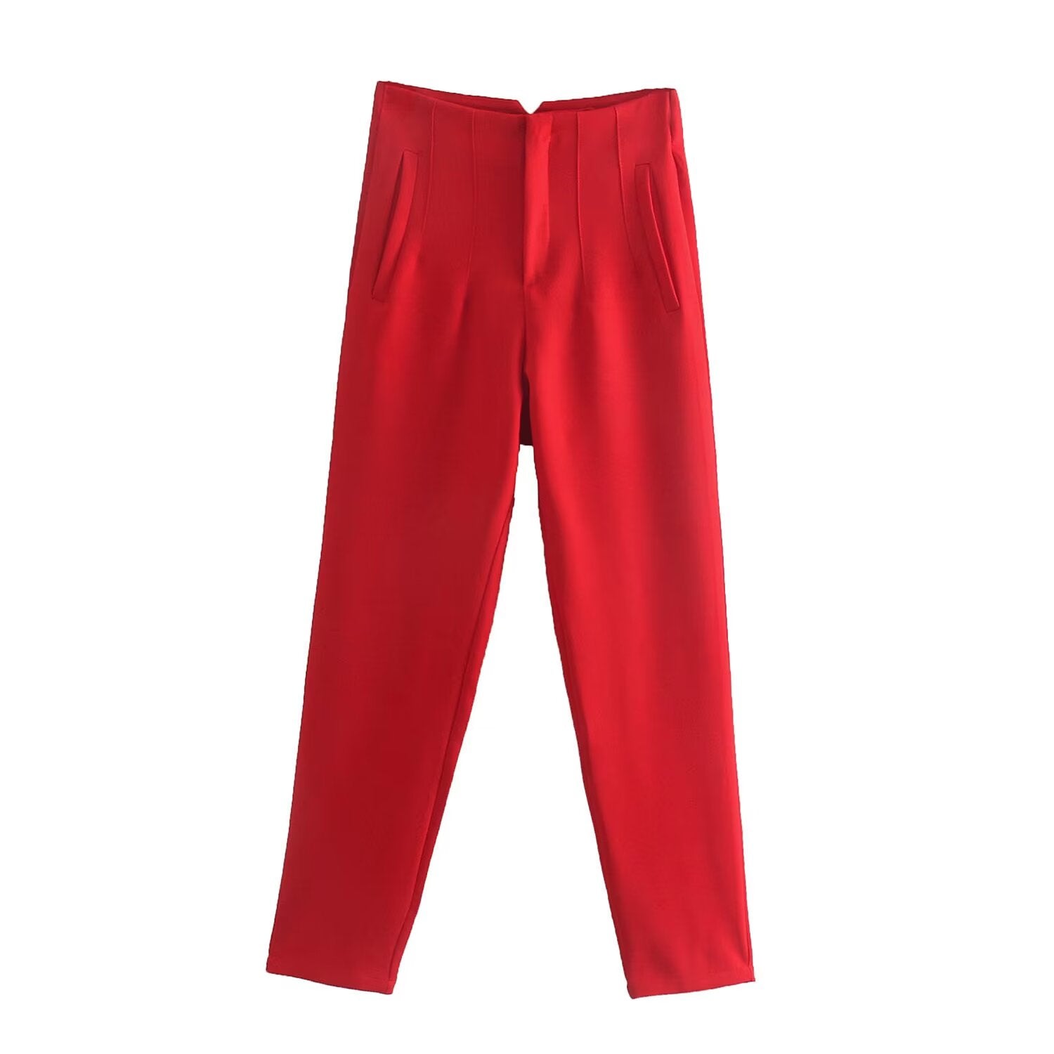 2026 Women's multi-color pleated high waisted pants