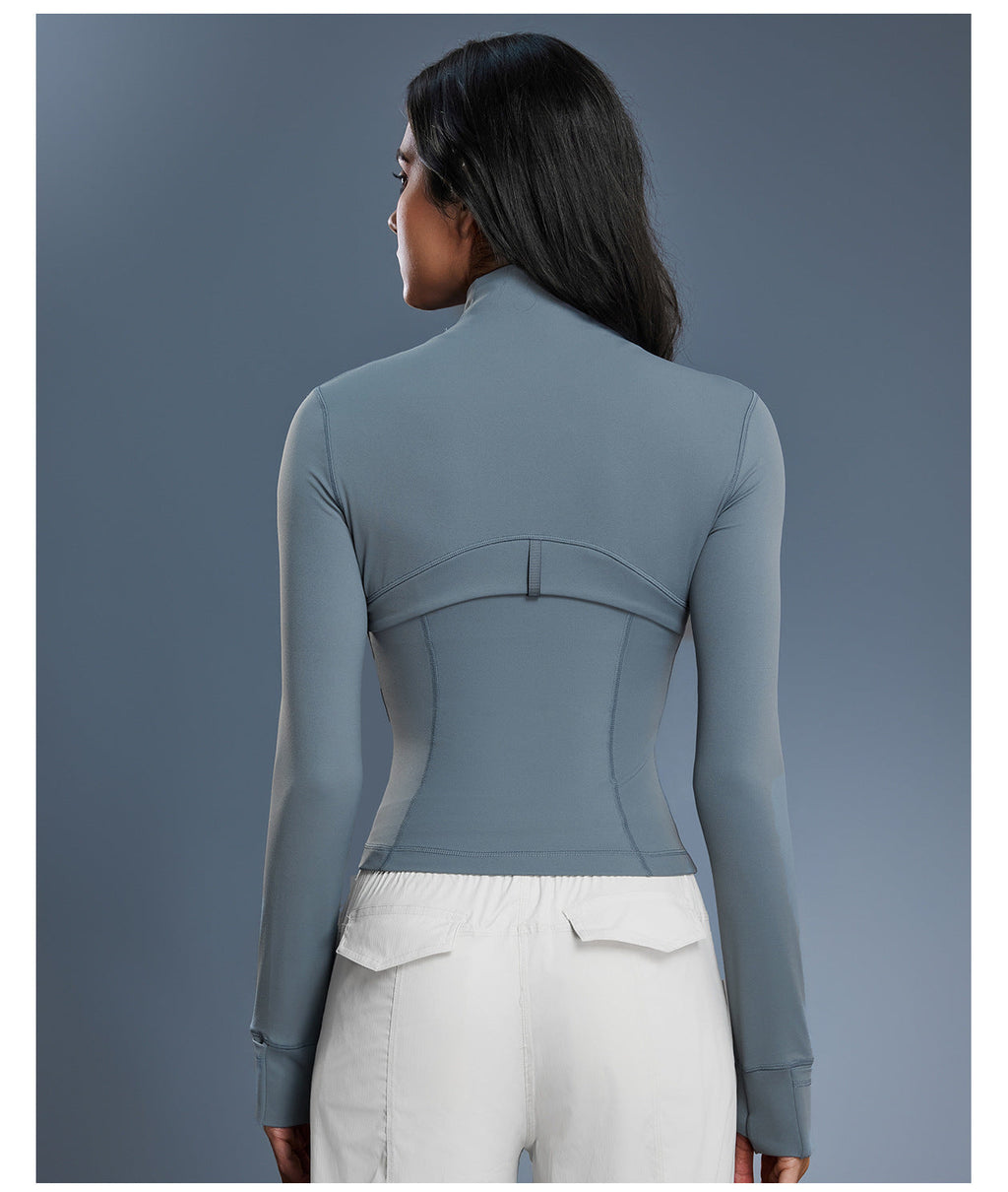 Women's new short slim collar yoga clothes