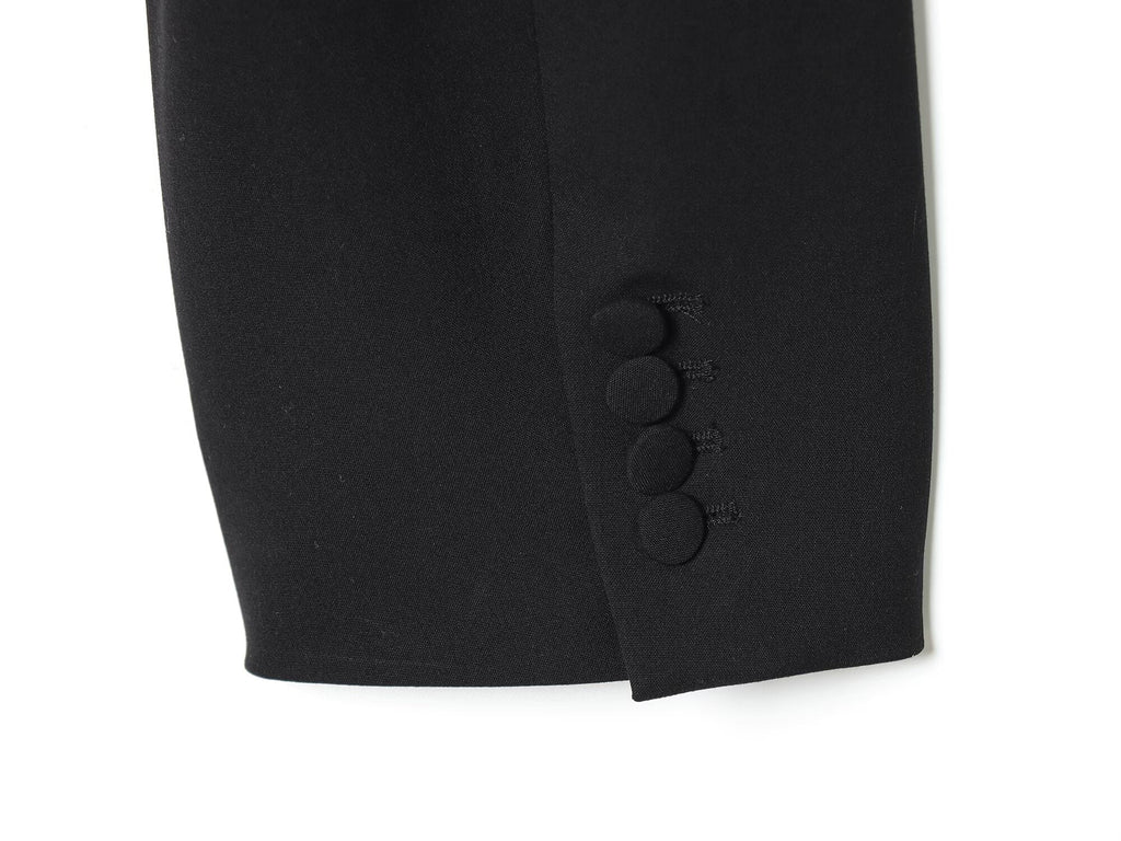 Women's with shoulder pads short pleated Blazer Coat